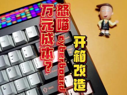 【怒喵 cyberboard】开箱改造 万元成本?
#机械键盘 #客制化 #打字音 #怒喵 #虎轴