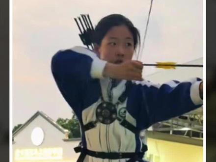 这个小孩姐也太厉害了吧#吴童雨#骑射#于适#体育精神