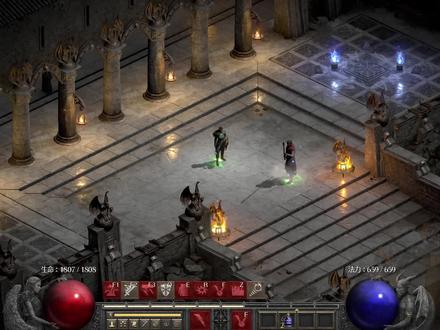 不科学的暗黑2系列 5000MF法师8PP王座与装备详解 #暗黑2 #暗黑2重制版 #游戏 #游戏实况