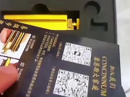 英国康恩斯6*70mm中细支黄铜镀铬卷烟器复古手工家用便携袖珍家用#男生喜欢的礼物