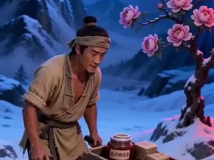 AI整活,酱板鸭主角邀您来菏泽看牡丹 记者 李保珠#AI#你是否在雪山救过一只狐狸