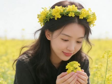 当油菜花遇见少女,每一帧都是心动的模样!#ai你又偷偷进步了#豆包爆改真有两下子#豆包ai#豆包P图已经nextlevel了#用豆包给家人生成质感大片 油菜花写真