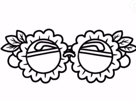 眼镜的绘画教程#简笔画教程 #可爱简笔画#儿童简笔画 #好物推荐@DOU+小助手