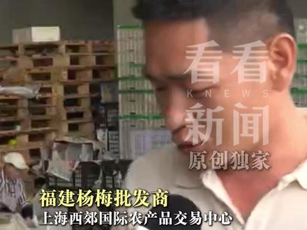 福建“泡药杨梅”被曝光!批发商不敢收 消费者不敢买 商户:说没打药大家也不信了 #直击第一线