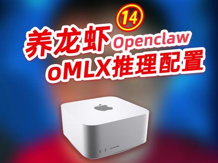 养龙虾|omlx推理配置 #openclaw #omlx #养龙虾 #macstudio #macmini 推理配置