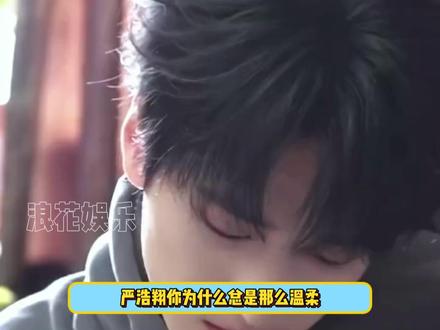 爱就爱一个本身就很好的人~#严浩翔 #严浩翔好温柔一男的 #严浩翔温柔 #教养