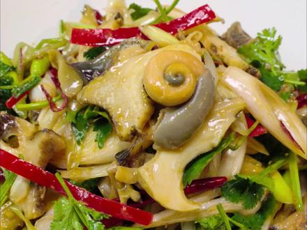 龙虾烧烤店下酒菜#芥末螺片#芥末螺片做法