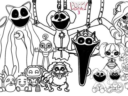 手工玩具:微笑小动物画画来了 #儿童画 #原创动画 #临摹卡 #原创漫画 #儿童绘画 #手工玩具 #二次元