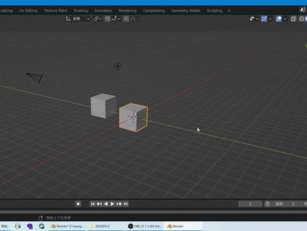 Blender视图无法缩放,无法放大怎么办?按shift+c或小数字.点号
