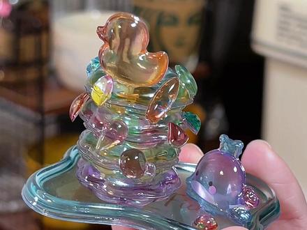 长大了也还是喜欢玩贴纸!3D的还是第一次拼#角落萌物 #展示你的手工diy成果 #贴纸 #亲手制作 #立体浮雕贴纸