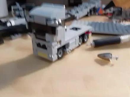 # 乐高,四格斯堪尼亚#乐高四格车#弹簧避震教程