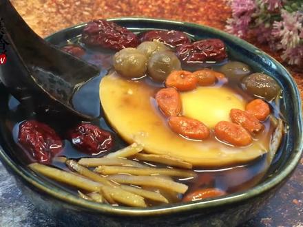 大枣枸杞煮鹅蛋,新做法好味道,放入红糖,滋补又营养!