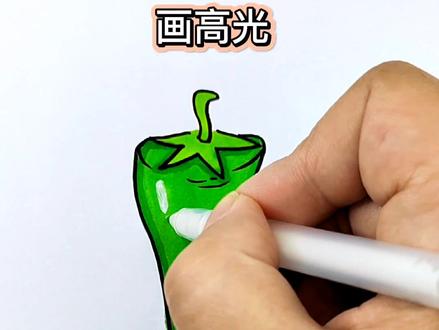 教你用字母两个M和一个V画青椒,你学会了吗?学会了评论区告诉我哦!#画画 #简笔画 #简笔画教程 #一起学画画 #一学就会的简笔画 @DOU+小助手