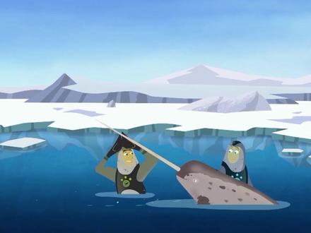 独角鲸的獠牙02#冷知识 #科普 #萌知计划 #海洋动物 #动物兄弟 #科普知识 @抖音青少年 #动画