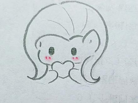 柔柔简笔画小教程✨✨#小马宝莉#柔柔#Q版#可爱简笔画