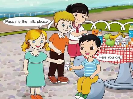 ✍🏼 鲁湘版《三年级英语下册》第五单元 Unit 5 Pass me the milk, please !