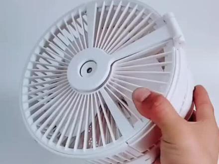 多功能无线折叠风扇想在那吹都行,照明灯加湿器,又可以给手机充电,方便又实用#好物推荐#折叠风扇