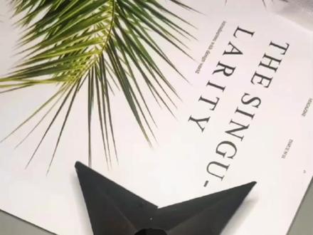 帅气的火影忍者手里剑飞镖#折纸教程,快来试试吧!#手工 #手里剑折纸 #飞镖折纸