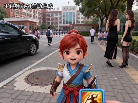 送天策去上学,带个横扫就够了 #幻唐志逍遥外传 #幻唐志 #mmorpg #梦幻西游 #ai