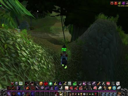 魔兽世界人类战士77-继续荆棘谷猩猩