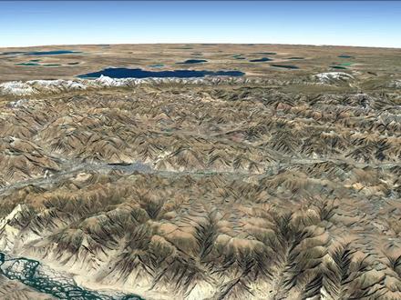 人间奇迹——青藏铁路 #三维地图看世界 #青藏铁路 #高原铁路 #进藏铁路线 #川藏铁路 #滇藏铁路