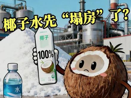 315还没到,椰子水先“塌房”了?#椰子水#315#消费315#社会热点