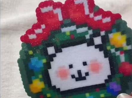 #拼豆diy 能看懂吗?我已经尽力了。#教程