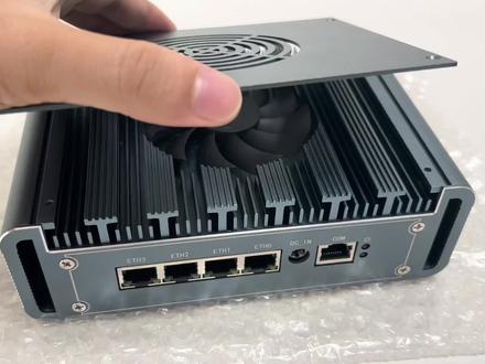倍控7505 i3-1115G4 i7-1165G7机箱风扇#软路由 #iot物联网 #迷你电脑 #工控机 #组装机