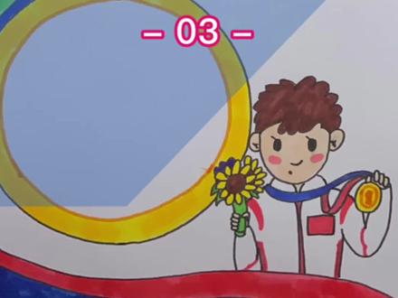 奥运进行时,中国运动员加油!我们是冠军奥运手抄报。#手抄报 #奥运冠军 #奥运会