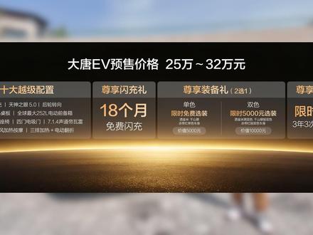 大唐EV闪充版(四驱)核心技术全解读 #北京车展 # 二代#刀片电池 额定电压793.6伏-真正意义的#800伏 ,支持1.5兆瓦闪充功率的大唐EV,与大汉、唐L EV和汉L EV,购车比亚迪技术含量最高且最能打的车型矩阵 #列宁评车# #新能源情报分析网早读 #