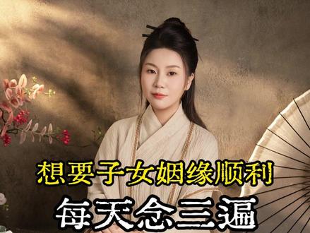 想要子女姻缘顺利就念这个口诀#紫薇堂主 #国学文化