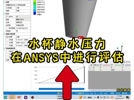 ANSYS Workbench系列课程之实用小案例——水杯静水压力评估#ANSYS#有限元分析#ansysworkbench#水杯#视频教程