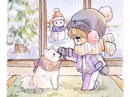 关于小耀和好朋友们的冬日童话
(我画的我写的我录的,❌转载❌二传
日常更新在同名wb#刘耀文 #q版 #画画