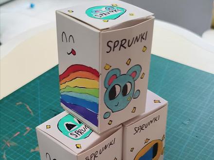 假期手工 15 期|节奏盒子吧唧盲盒来啦🎶 #节奏盒子 #节奏盒子吧唧 #吧唧盲盒 #盲盒 #自制盲盒