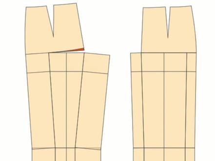 相对于服装制版,在裤子制版当中困扰大家的后中起翘量、后落裆量。也许在这里会有答案!希望这个直筒裤平面制版分解对大家有所帮助!后面会继续更新其他裤型的分解……有疑问评论区见#服装制版 #服装打版 #裤子 #服装裁剪