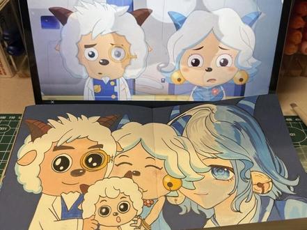 0️⃣1️⃣7️⃣粉丝宝宝蹲了好久的丽羊羊 过程很慢,但爱意很满
画下喜羊羊的「完整童年」
一笔一画,还原羊村最温柔的全家福
把回忆里的一家三口,画进现实里
#羊羊与灰太狼 #丽羊羊 #童年动画 #二次元 #丙烯马克笔