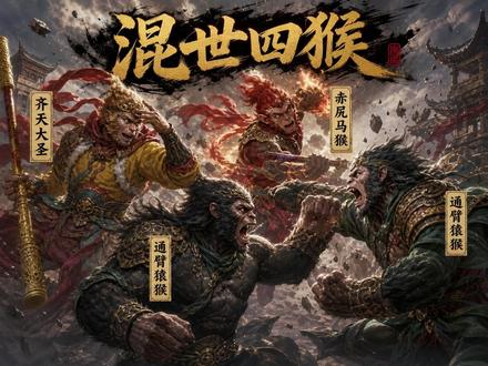 一口气捋清混世四猴 #神话 #西游记 孙悟空是不是老大