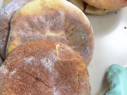 老式红糖烤饼 一次多做点 当小零食吃#家庭烘焙 #烤饼