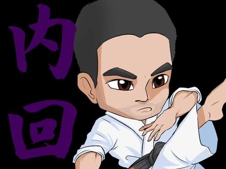 #极真空手道 #新极真会 内回蹴笔记,上次哪个兄弟问的技术来着