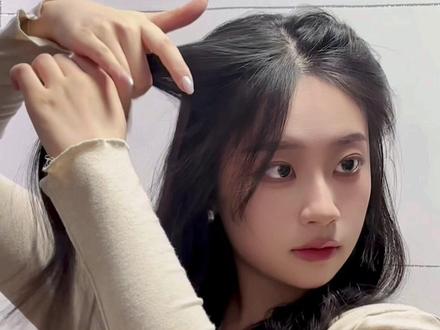 复刻一下白鹿跑男留洋千金造型,美鼠了美鼠了#创作者大会 #发型教程 #白鹿发型同款 #留洋千金 #扁头发型