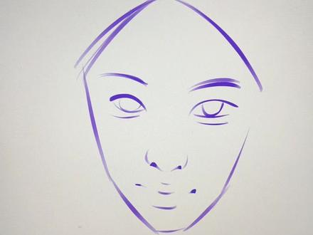 #青年创作者成长计划 人物起型过程分享#人物起型教程#新手学画画 #procreate绘画 #人物头像