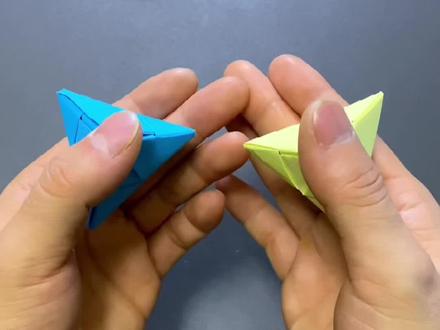 最近三体比较火,咱们做一个,既好玩又解压的三体#折纸 #手工 #三体