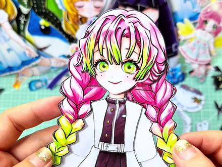 甘露寺蜜璃可动纸片人教程 #鬼灭之刃 #甘露寺蜜璃 #可动纸片人教程 #蜜璃 #恋柱