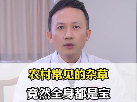 农村常见的杂草,竟然全身都是宝 #热点 #涨知识 #中医科普 #抖出健康知识