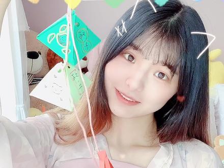 原创手工自制手绘粽子三角形盲盒,房间平安挂饰教程#礼盒 #折纸 #礼物 #端午节