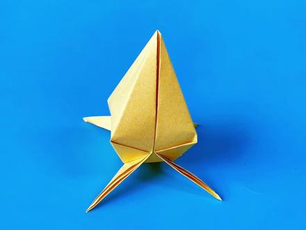 手工折纸桃子视频教程,简单易学儿童折纸 #折纸 #手工