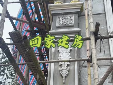 第115集|给外墙贴发泡陶瓷线条 天越来越冷了 还能喷水包砂吗