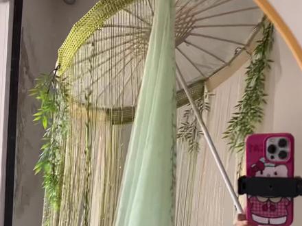 又忍不住想做道具了,准备在做一把荷花伞 #手工 #国风 #缘禾布艺纺织#天天惠家纺生活馆 #凌凌八九七彩蛇