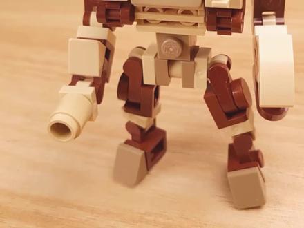 乐高机器人教程:会变身、会卖萌的小恐龙机器人!