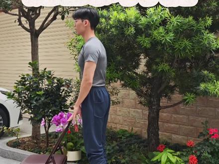 提踵练习小腿#健身#增肌#中老年